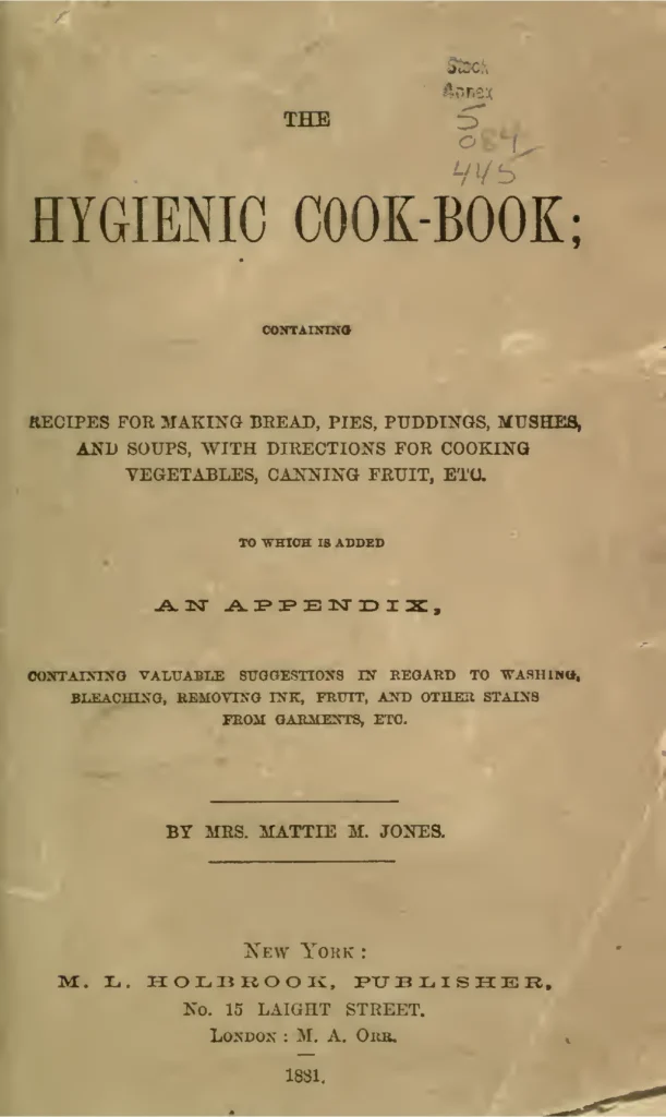 The hygienic cook-book (1881)