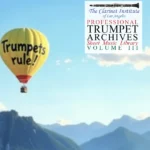 Hot air balloon with "Trumpets Rule" Cover for Trumpet Sheet Music, Vol. 3