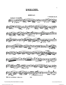 Draeseke, Felix - Romanze for Horn and Piano, Op.32