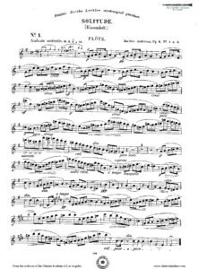 Andersen, Joachim - 2 Salon Pieces for Flute and Piano, Op. 6