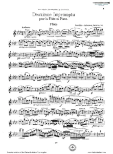 Andersen, Joachim - Impromptu No.2, Op. 54